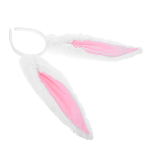 SHERCHPRY Plüschige Hasenohren Haarreif Für Junge Mädchen Verstellbares Stirnband Mit Süßem Design Für Ostern Halloween Und Cosplay Accessoire Für Partys Und Kreative Looks von SHERCHPRY