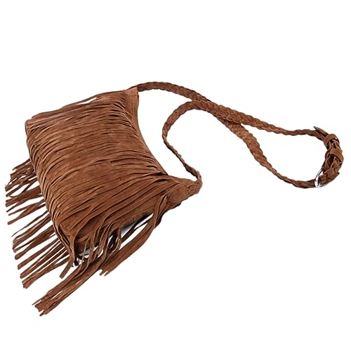 SHERCHPRY Handtaschen Mit Fransen Für Damen Umhängetaschen Für Damen Western-cowgirl-handtaschen Bohemien-geldbörse Mit Quasten Damen Geldbörse Kleine Geldbörse Polyester Fräulein Sommer von SHERCHPRY