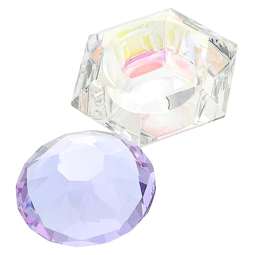 SHERCHPRY Crystal Nail Dish Bowl Hochwertigem Transparentes Maniküre-werkzeug Für Acrylflüssigkeit Und Praktische Nagelkunstschale Für Und Mädchen Für - Und von SHERCHPRY