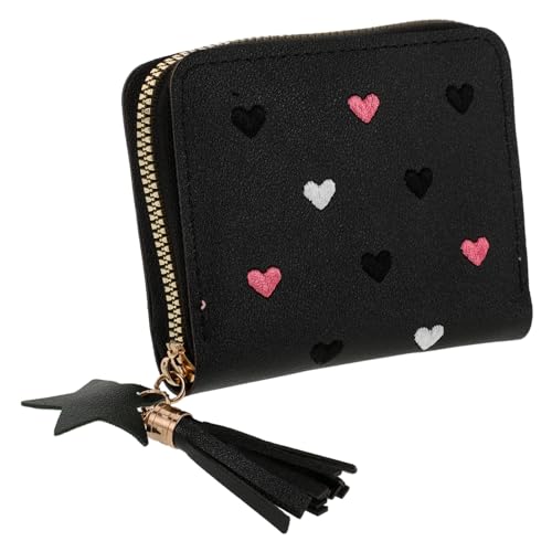 SHERCHPRY Kleine Geldbörse Für Damen Reißverschlusstasche Mit Münzfach Kompakte Und Tragbare Geldbörse Für Frauen Mit Kreditkartenaufbewahrung Praktische von SHERCHPRY