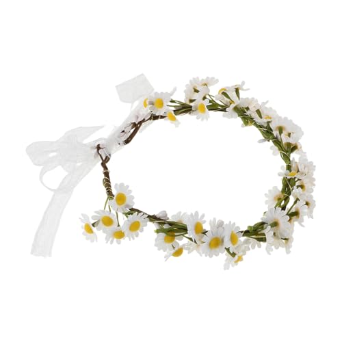 SHERCHPRY Kunstblumenkrone Mit Künstlichen Blumen Leichtes Haar-accessoire Im Boho-stil Künstliche Blumen Für Bräute Brautjungfern Und Veranstaltungen Stirnband Zur Dekoration von SHERCHPRY