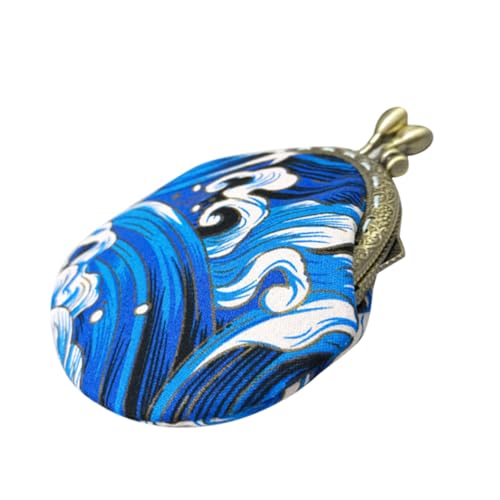 SHERCHPRY Schlanke Münztasche Schlüsselanhänger Tasche Mit Dekorativem Muster Kleine Münzbörse Für Damen Münzbeutel Wechselgeldbörse Münzfachbeutel Für Täglichen Gebrauch von SHERCHPRY