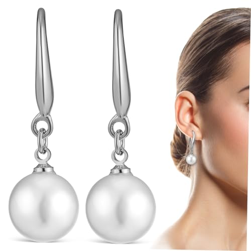SHERCHPRY Damen Perlen Ohrringe Hängend Kunstperlen Leichte Dangle Ohrhänger Elegant für Party Hochzeit Schmuck Frauen von SHERCHPRY