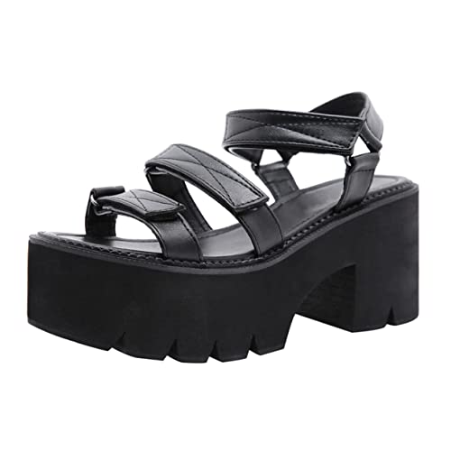 SHERCHPRY Keilabsatz Damen-sommersandalen Schuhe Mit Dicken Sohlen Für Sommer Modische Und Schicke Sandalen Passend Zu Verschiedenen Kleidungsstücken von SHERCHPRY