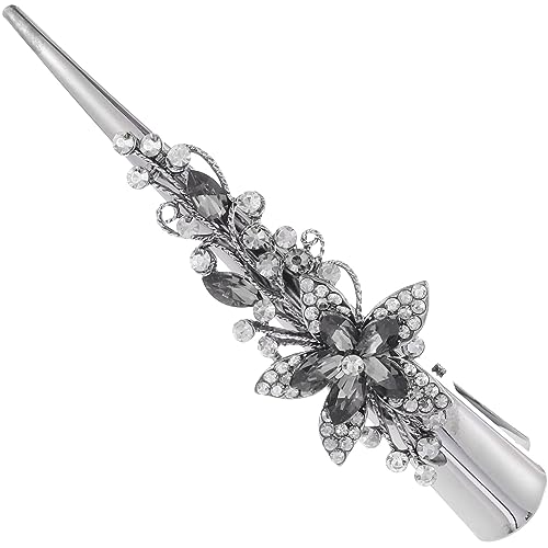 SHERCHPRY Dekorative Haarklammer mit Strass für Damen Vintage Duckbill Haarklammer aus Metall für Frisuren bei Partys und Besonderen Anlässen SHERCHPRY Dekorative Haarklammer mit Strass für Damen Vintage Duckbill Haarklammer aus Metall für Frisuren bei Partys und Besonderen Anlässen von SHERCHPRY