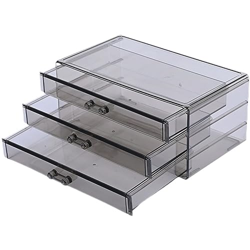 SHERCHPRY Desktop Aufbewahrungsbox mit Mehrschichtiger Faltbarer Organizer für Kosmetik und Schreibtischutensilien Transparent Platzsparend und Robust SHERCHPRY Desktop Aufbewahrungsbox mit Mehrschichtiger Faltbarer Organizer für Kosmetik und Schreibtischutensilien Transparent Platzsparend und Robust von SHERCHPRY