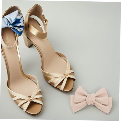 SHERCHPRY Detachable Schleifen Schuhclips für Damen Elegante Schwarze Schleifen Schuhdekoration Wiederverwendbare Leichte Schuhschmuck für High Heels Vielseitig für Arbeit und Party Geeignet von SHERCHPRY