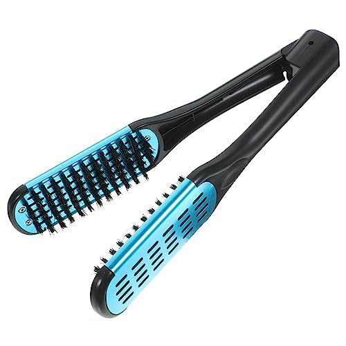 SHERCHPRY Doppelseitige Haarbürste Form Haarglätter Kamm Für Glattes Lockiges Haar Professionelles Styling-tool Für Frauen Tragbar Und Leicht Zu Bedienen von SHERCHPRY