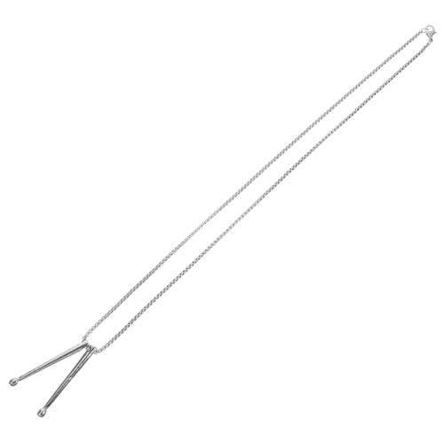 SHERCHPRY Drumsticks Anhänger Halskette für Damen Stilvolles Musikinstrument Schmuckstück Langlebig und Vielseitig Kombinierbar für Musikliebhaber und Schlagzeuger von SHERCHPRY