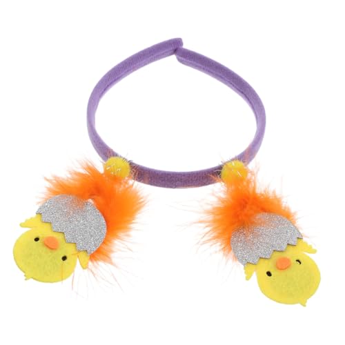 SHERCHPRY Easter Chick Headband Mit Bunten Federn Für Erwachsene Und Lustiges Kostümzubehör Für Fröhliche Osterfeiern Und Frühlingspartys von SHERCHPRY