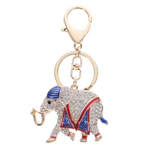 SHERCHPRY Elefanten-schlüsselanhänger Schlüsselanhänger Mit Strasssteinen Elefantengeschenk Rucksackanhänger Rucksack- Fräulein Zink Legierung Handtasche Taschen von SHERCHPRY