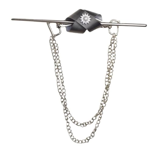 SHERCHPRY Elegante Bow Chain Haarnadel mit Mehrschichtiger Kette Modisches Haarschmuck Accessoire für Damen Langlebig und Praktisch für Hochzeit Party und Festliche Anlässe von SHERCHPRY