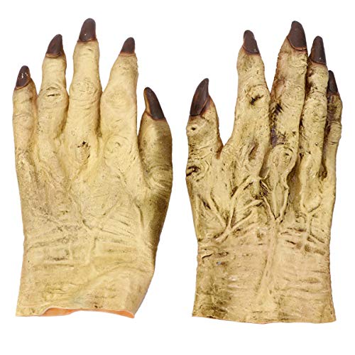SHERCHPRY Erwachsene Gelbe PVC Halloween-Handschuhe 27x14x1cm Female Adults von SHERCHPRY