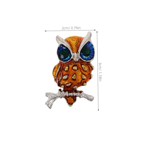SHERCHPRY Eulenbrosche aus Langlebiger Zinklegierung Einzigartiges Tier design Modische Anstecknadel für Kleidung Hüte Taschen Stilvolle Schmucknadel für Damen und Herren SHERCHPRY Eulenbrosche aus Langlebiger Zinklegierung Einzigartiges Tier design Modische Anstecknadel für Kleidung Hüte Taschen Stilvolle Schmucknadel für Damen und Herren von SHERCHPRY