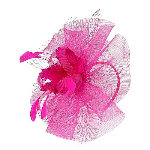 SHERCHPRY Fascinator Haarreif Mit Abnehmbarem Clip Eleganter Netz-stirnband Für Hochzeiten Teepartys Und Cocktail-events Vielseitig Einsetzbar Leuchtendem von SHERCHPRY