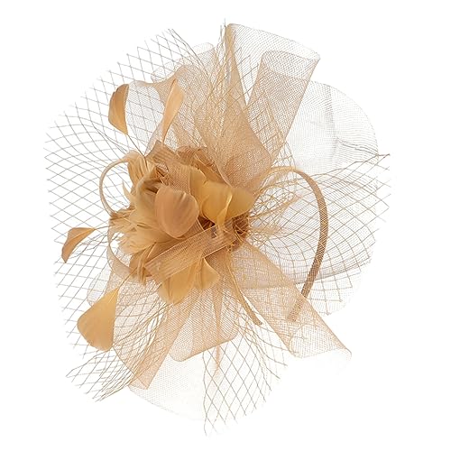 SHERCHPRY Fascinator Haarschmuck Für Eleganter Cocktailhut Netz Vielseitig Für Hochzeiten Teepartys Und Besondere Anlässe One Atmungsaktiv Und Leicht von SHERCHPRY