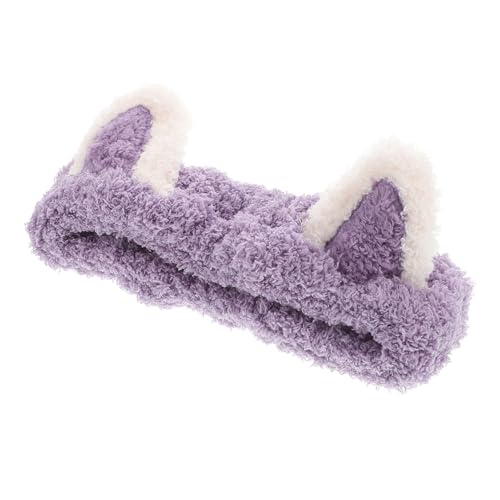 SHERCHPRY Katzenohren-stirnband Flauschig Für Gesichtwaschen Und Make-up Dehnbar Geeignet Für Erwachsene Teenager Und Weiss Katzenohren-haarreifen Cosplay-kostüm-zubehör von SHERCHPRY