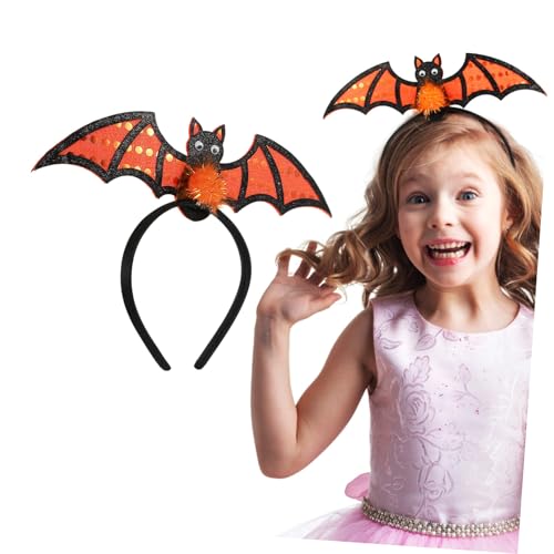 SHERCHPRY Fledermaus-stirnband Halloween-party Kopfbedeckung Tier-motiv Stirnband Cosplay Haarreifen Gesichtswasch Stirnband Festtags Make-up von SHERCHPRY