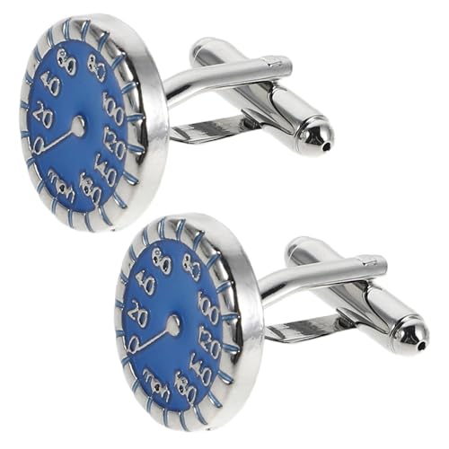 SHERCHPRY Französische Manschettenknöpfe Speedometer für Herren Hemdmanschetten mit Langlebigem Leicht und Komfortabel für Business Hochzeiten und Formelle Anlässe von SHERCHPRY