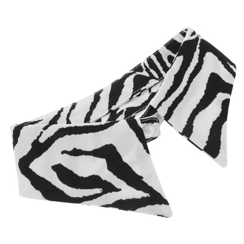 SHERCHPRY Abnehmbarer Damen Kragen Mit Zebra-print Eleganter Multifunktionaler Falscher Kragen Für Stilvolle Outfits Leichtem Chiffon Für Freizeit Und Formelle Anlässe von SHERCHPRY