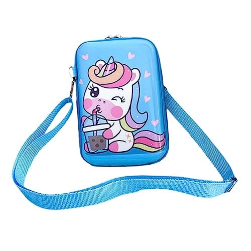 SHERCHPRY Geldbörse Mädchen Aufbewahrungstasche Cartoon-Einhorn-Tasche Einhorn Tasche Cartoon Einzelne Umhängetasche Tasche Für Kleine Mädchen PVC Cartoon-Tasche Kind Kleines Mädchen von SHERCHPRY