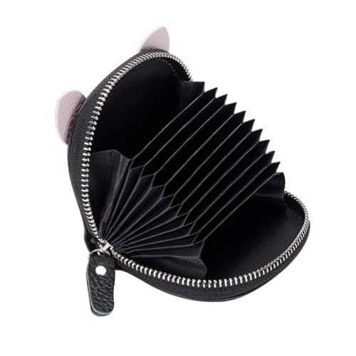 SHERCHPRY Kleines Portemonnaie Kartenhalter Aus Pu-Material Mit Reißverschluss-Design Kartenbeutel Münzbehälter Für Damen Outdoor-kartenorganizer von SHERCHPRY