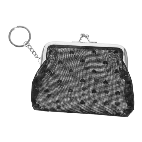 SHERCHPRY Handtasche Geldbörse Mit Schnalle PVC Kartenhalter Studenten Leopardenmuster Lippenstift von SHERCHPRY