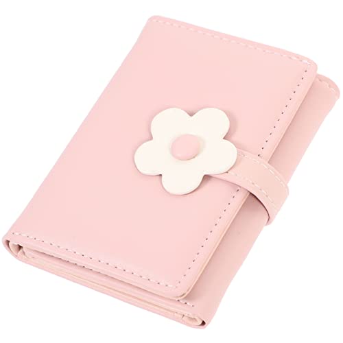 SHERCHPRY Geldbörse Brieftasche Geldbeutel Für Damen Handtasche Gänseblümchenleder Kleine Blumenmappe Niedlich Kind Blumenhaut von SHERCHPRY