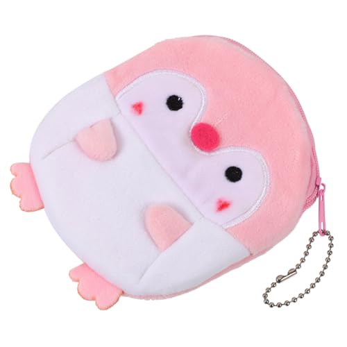 SHERCHPRY Plüschgeldbörse Pinguin Klein Tragbare Münzbörse Aus Pp-Baumwolle Hübsch Und Praktisch Für Münzen Schlüssel Und Lippenstift von SHERCHPRY