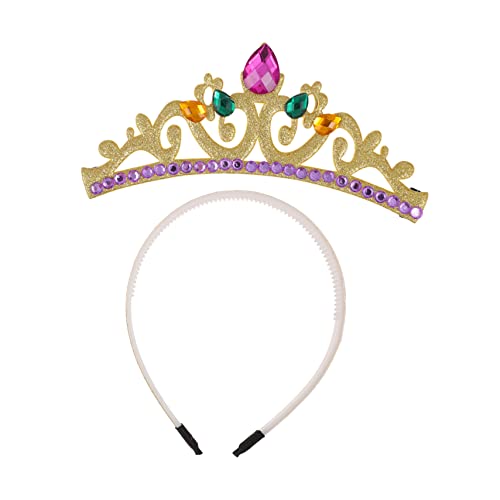 SHERCHPRY Glitzernde Rhinestone Krone Haarband für Einzigartiges Haaraccessoire für Kindergeburtstagsfeiern Partys und Festliche Anlässe Bequem und Stylisch für Kleine Prinzessinnen von SHERCHPRY