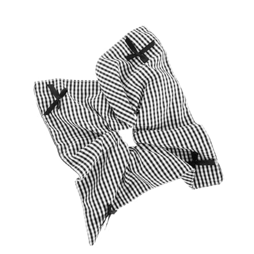 SHERCHPRY Große Karierte Schleife Scrunchies Stilvolles Haarband Haarschmuck Für Damen Mädchen Dickes Haar von SHERCHPRY