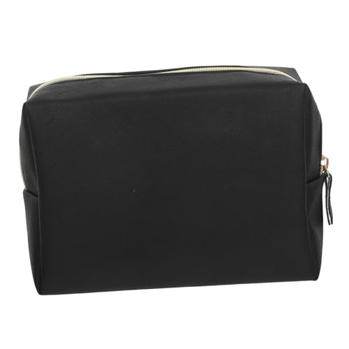 SHERCHPRY Große Kosmetiktasche Damen Reise Make-up Tasche mit Reißverschluss Leichter Tragbarer Kulturbeutel für Make-up Toilettenartikel und Pinsel Schwarzer Organizer für Frauen und von SHERCHPRY
