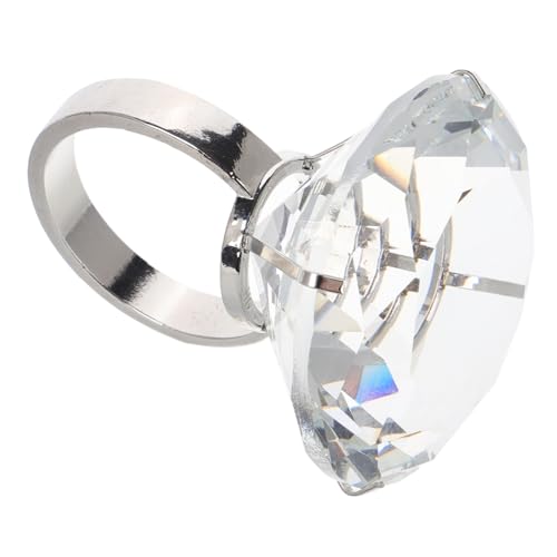 SHERCHPRY Großer Dekoring für Hochzeit Verlobung und Jubiläen Luxuriöse Deko mit Funkelnden Schmucksteinen Vielseitig Einsetzbar als Eleganter Party und Event Schmuck von SHERCHPRY