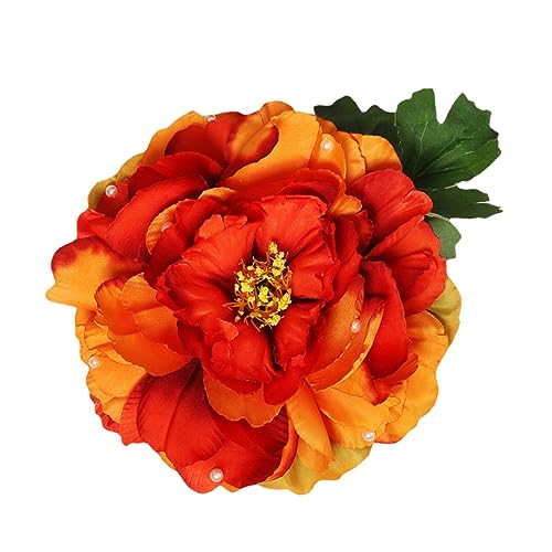 SHERCHPRY Großer Haarclip für Hochzeit Strand Party und Fotografie Kunstblumen Haarklammer für Damen Leicht Bequem und Vielseitig Einsetzbar von SHERCHPRY