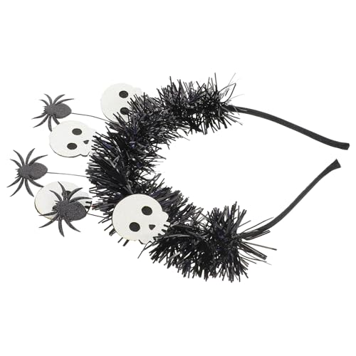 SHERCHPRY Spooky Halloween Haarschmuck Einzigartiger Spider Skull Haarreif Für Cosplay Und Festlichkeiten Für Schaurige Partys Und Thematische Feiern von SHERCHPRY