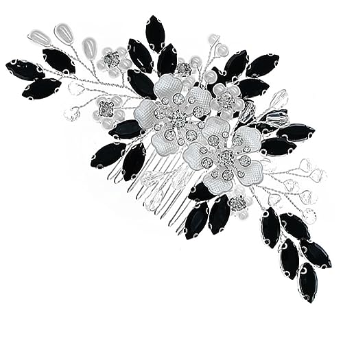 SHERCHPRY Haarkamm Für Hochzeit Seitlicher Blumenkopfschmuck Aus Einsteckkamm Für Frauen Und Mädchen Vielseitig Einsetzbar Für Partys Alltag Und Abschlussbälle von SHERCHPRY