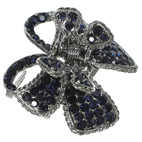 SHERCHPRY Haarklammer Für Pferdeschwanz Mit Rhinestones Haarspange Für Frauen Für Dickes Haar Robust Und Langlebig Für Verschiedene Anlässe Und Altersgruppen von SHERCHPRY