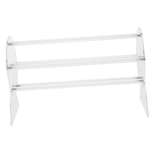 SHERCHPRY Haarnadelständer Scrunchies-Rack Clips Clip-Organizer Haarzubehör Organizer Haarzubehör Speicher Krallenclip-Einzelhandelsdisplay Präsentationsständer für Haarspangen Acryl von SHERCHPRY