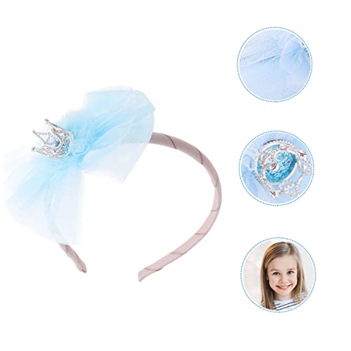 SHERCHPRY Haarreif Mädchen mit Spitze für Geburtstagsfeiern Kinderkopfschmuck Kronenform Bequem und Auffällig für Duschen und Familienfotos für Kleine Prinzessinnen von SHERCHPRY