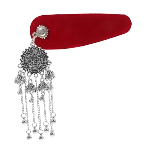 SHERCHPRY Vintage Chinesische Haarspange Für Frauen Festivals Antikes Finish Stilvolle Haarspange Hochzeit Kleiner Druckknopf Seitlicher Clip Dekorativ Retro Haar Accessoire Einzigartige von SHERCHPRY