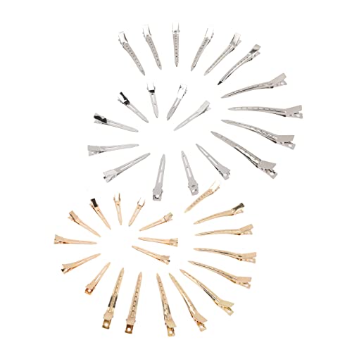 SHERCHPRY Haarspangen Aus Metall 40 Stück Clips Für Damen Einfach Zu Verwendende Friseur-haarspangen Mit Sanftem Gleiten Zum Stylen von SHERCHPRY