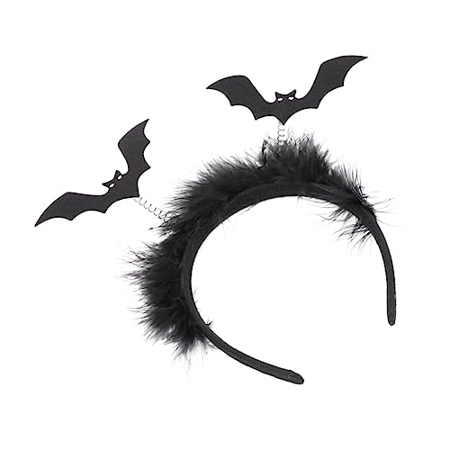 SHERCHPRY Halloween Fledermaus Kopf Schnalle haarschmuck Fledermaushaarband für Maskerade Haarreifen Haarbänder Tiara Halloween-Fledermäuse Haare Fledermäuse Haarband Kopfbedeckung schmücken von SHERCHPRY