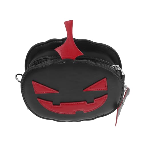 SHERCHPRY Halloween Umhängetasche Kürbisform PU Kunstleder Schultertasche mit Kette Leichte Crossbody Bag für Damen Wasserabweisend Vielseitig Tragbar für Party und Spooky Season von SHERCHPRY