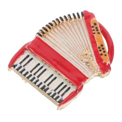 SHERCHPRY Akkordeon-brosche Aus Legierung Anstecknadel Mit Musikinstrumentmotiv Für Damen Und Herren Passend Zu Anzügen Kleidern Umhänge Und Dekorationen von SHERCHPRY