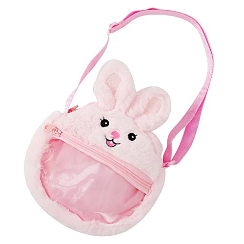 SHERCHPRY Hase Umhängetasche aufbewahrungssack kindertasche geldbörse portmonee kinderportmonee Aufbewahrungstasche Handy-Umhängetasche Crossbody-Umhängetasche Plüsch Rosa SHERCHPRY Hase Umhängetasche aufbewahrungssack kindertasche geldbörse portmonee kinderportmonee Aufbewahrungstasche Handy-Umhängetasche Crossbody-Umhängetasche Plüsch Rosa von SHERCHPRY