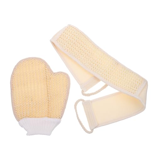 SHERCHPRY Hautreinigungshandschuh 2 Stück Peeling Badetuch für Dusche Langlebiges Reinigungstuch für Körperpflege Hautpeeling für Zuhause Praktisch für Tägliche Tiefenreinigung von SHERCHPRY