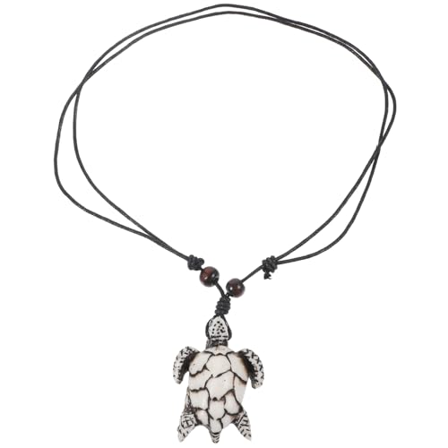 SHERCHPRY Schildkröte Anhänger Halskette Für Männer Mit Gewebtem Seil Dekorative Herrenkette Schlichtes Und Exquisites Design Für Alltag Und Cosplay-partys von SHERCHPRY