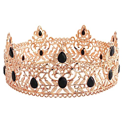 SHERCHPRY Retro Style -kopfschmuck Cosplay-krone Für Für Partys Hochzeiten Und Themenveranstaltungen -design Mit Schwarzem - von SHERCHPRY