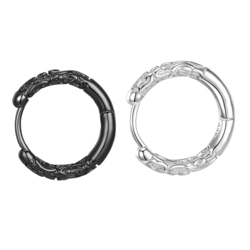 SHERCHPRY Hip hop Ohrringe Herren Goldener Stab Silber Schwarz Punk Stil Ohrschmuck Unisex Party Tanz Schmuck SHERCHPRY Hip hop Ohrringe Herren Goldener Stab Silber Schwarz Punk Stil Ohrschmuck Unisex Party Tanz Schmuck von SHERCHPRY