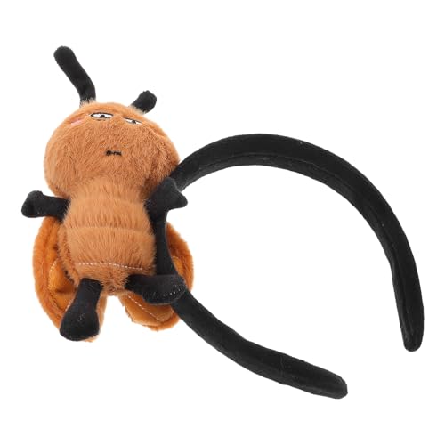 SHERCHPRY Plüsch-tier-stirnband Mit Kakerlake-motiv Lustiges Haarzubehör Für Frauen Für Kinderparty-dekorationen Cosplay-requisiten Und Veranstaltungsaufmerksamkeit von SHERCHPRY